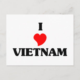 I Love Vietnam Postcard