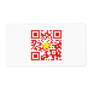 I Love Vietnam (Tôi Yêu Việt Nam) Flag QR Code