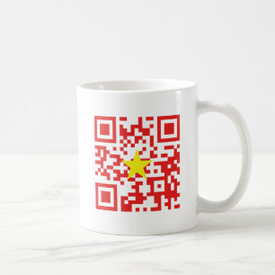 I Love Vietnam (Tôi Yêu Việt Nam) Flag QR Code Coffee Mug