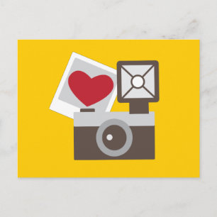 I Love Vintage Camera Postcard