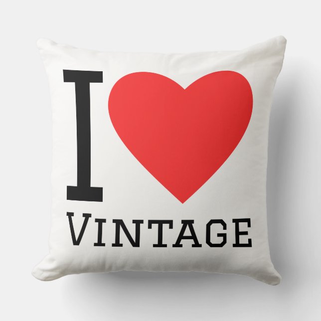 I love vintage cushion (Front)