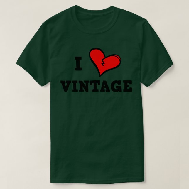 I love vintage T-Shirt (Design Front)