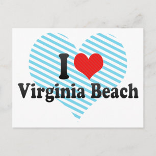I Love Virginia Beach Postcard