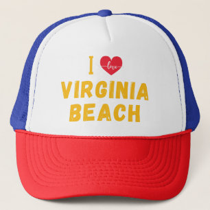 i love Virginia Beach Trucker Hat