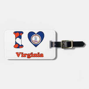 I love Virginia Luggage Tag