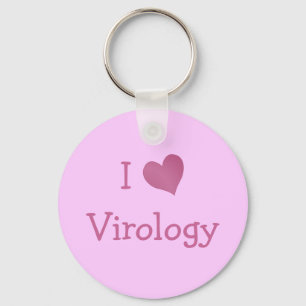 I Love Virology Key Ring