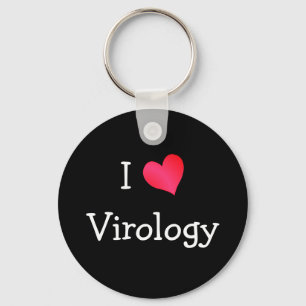 I Love Virology Key Ring