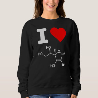 I Love Vitamin C Skincare Ingredients Acne Chemist Sweatshirt