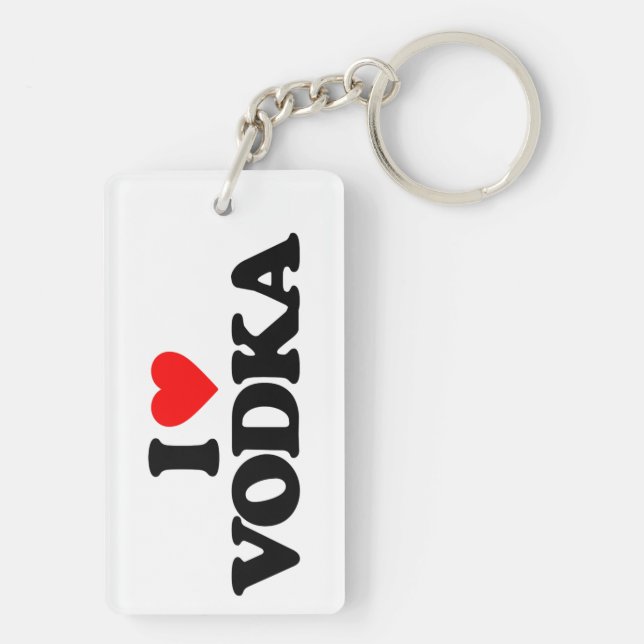 I LOVE VODKA KEY RING (Back)