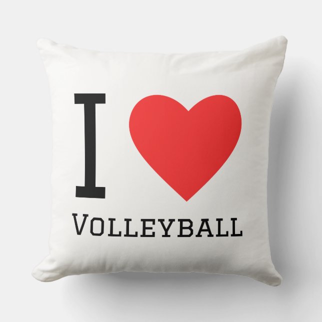 I love volleyball  cushion (Front)