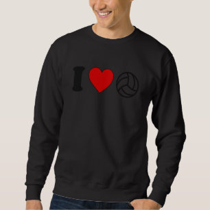 I Love Volleyball I Heart Volleyball For Teen Girl Sweatshirt