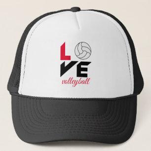 I Love volleyball Trucker Hat