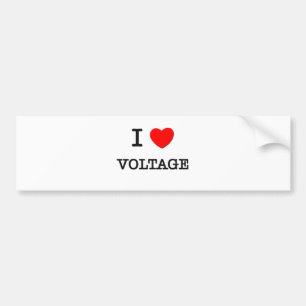 I Love Voltage Bumper Sticker