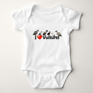 I Love Vultures (Africa) Baby Bodysuit