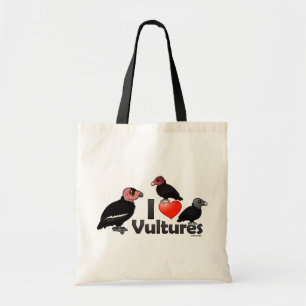 I Love Vultures (North America) Tote Bag