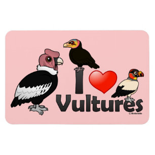 I Love Vultures (South America) Magnet