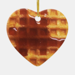 I Love Waffles Ornament