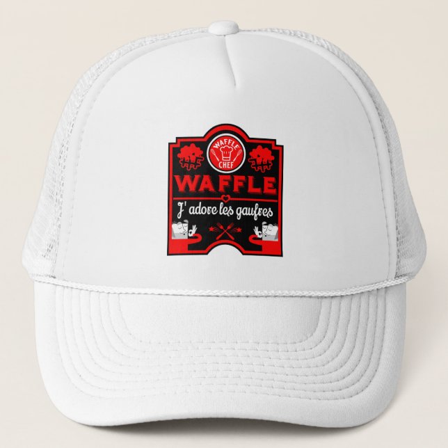 I love Waffles Trucker Hat (Front)