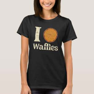I Love Waffles Waffle Men Women Kids Christmas Bak T-Shirt