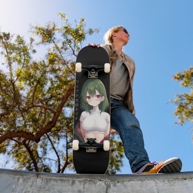I love Waifu Skateboard (Outdoor 1)