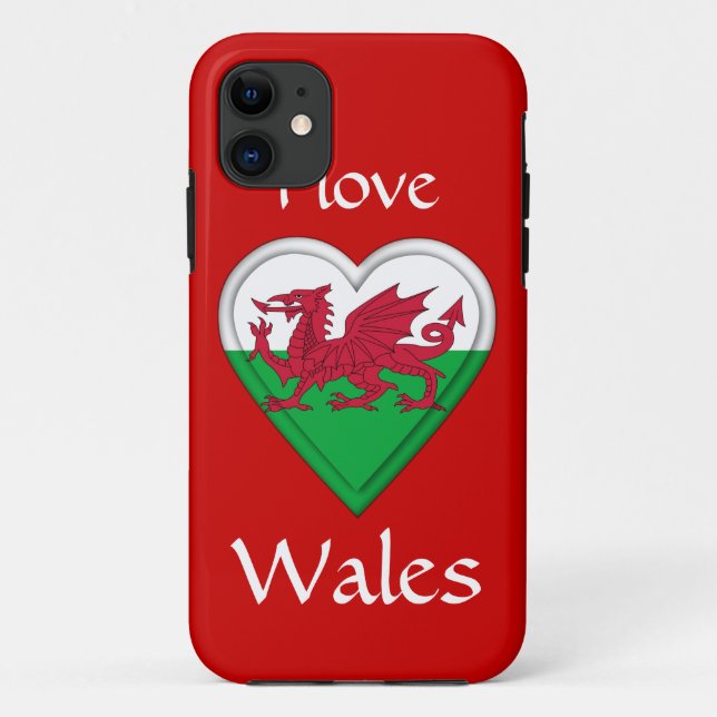 I love Wales Case-Mate iPhone Case (Back)