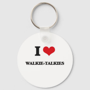 I Love Walkie-Talkies Key Ring