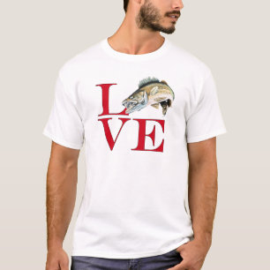 I Love Walleye T-Shirt