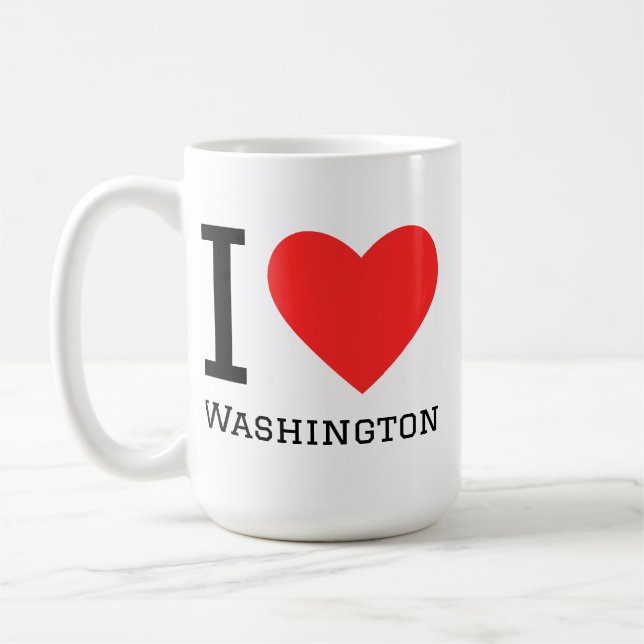 I love washington coffee mug (Left)