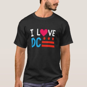 I Love Washington D C  District Of Columbia Native T-Shirt