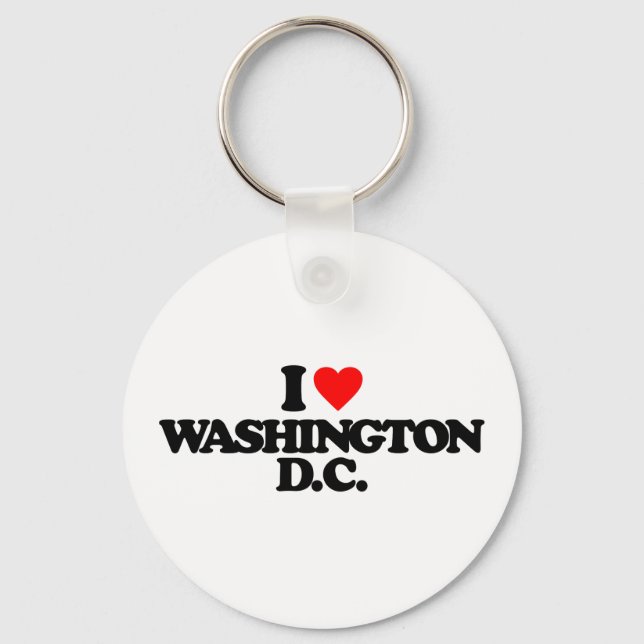 I LOVE WASHINGTON D.C. KEY RING (Front)