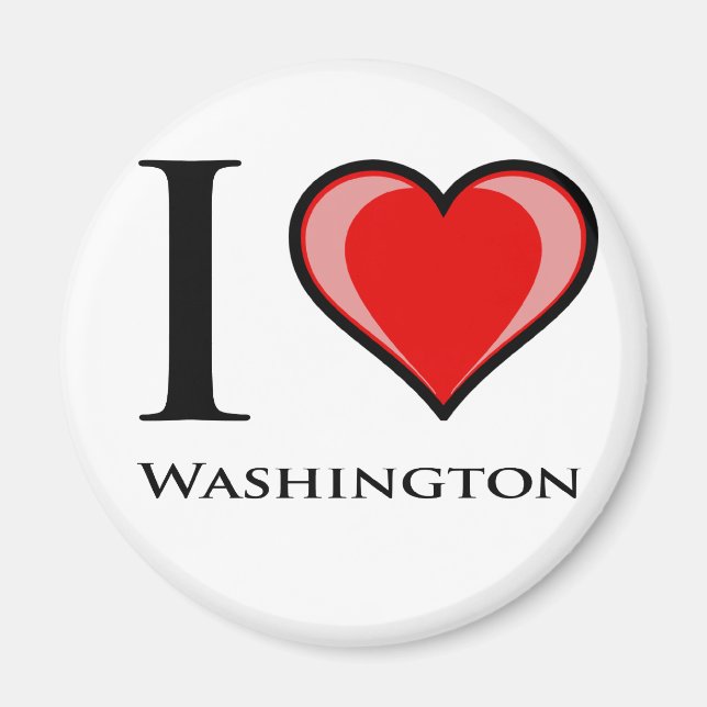 I Love Washington Magnet (Front)