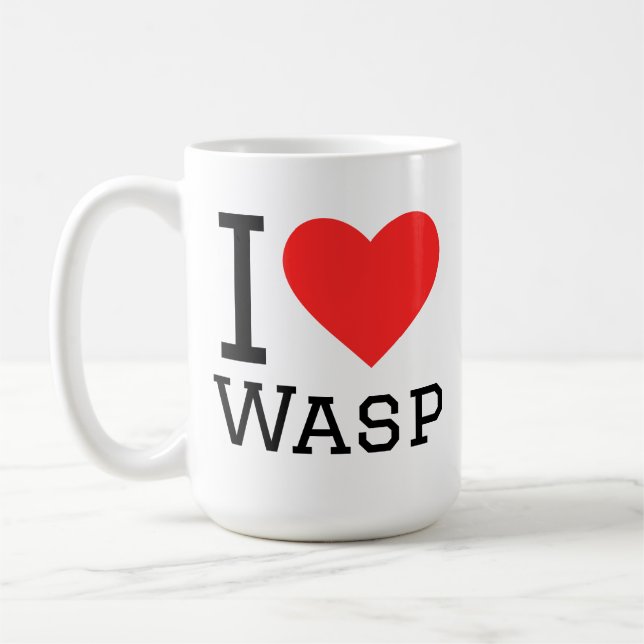I love wasp coffee mug (Left)