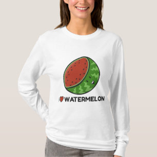 I Love Watermelon Fruit Lovers T-Shirt