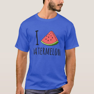 I Love Watermelon , Watermelon Lover T-Shirt