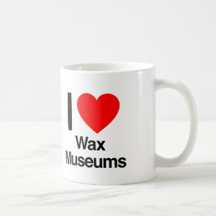 i love wax museums coffee mug