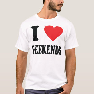 I love weekends icon T-Shirt
