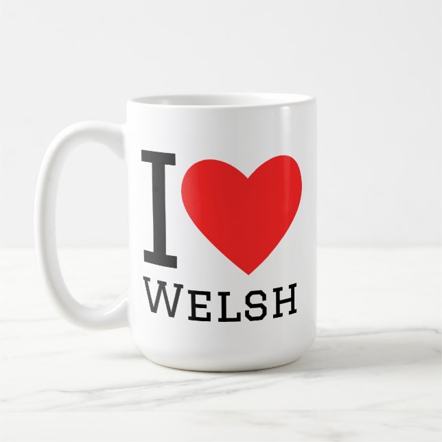 I love welsh  coffee mug (Left)
