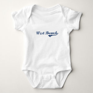 I Love West Branch Michigan Baby Bodysuit