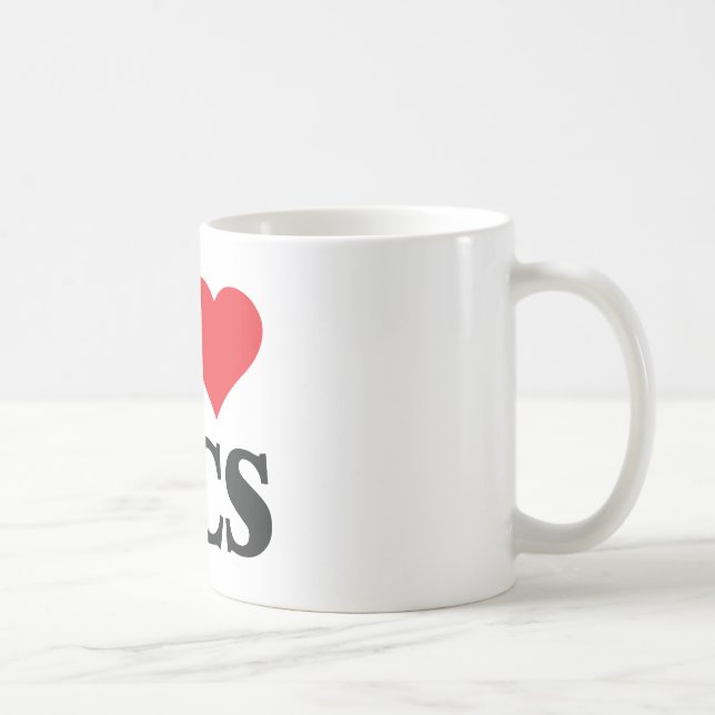 I Love West Coast Swing Coffee Mug (Right)