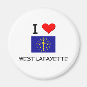 I Love WEST LAFAYETTE Indiana Magnet