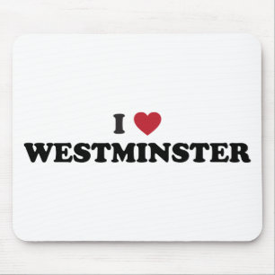 I Love Westminster Colorado Mouse Pad