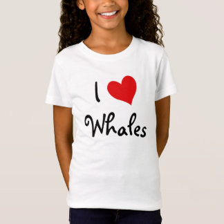 I Love Whales T-Shirt