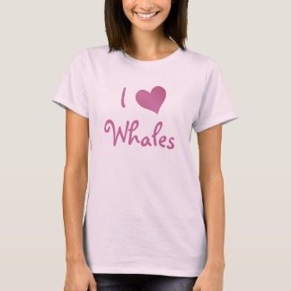 I Love Whales T-Shirt