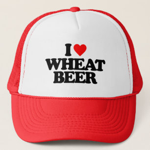 I LOVE WHEAT BEER TRUCKER HAT