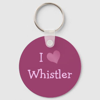 I Love Whistler Key Ring
