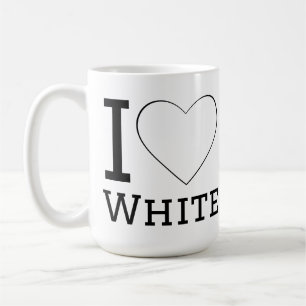 I love white coffee mug