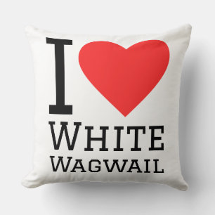 I love white wagwail cushion