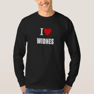 I Love Widnes Souvenir Memory Born and Bred T-Shirt