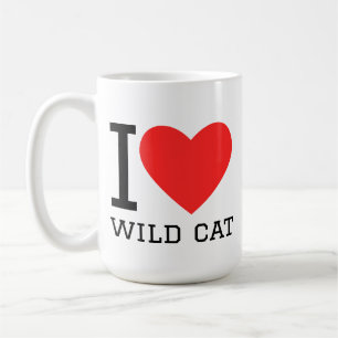 I love wild cat coffee mug