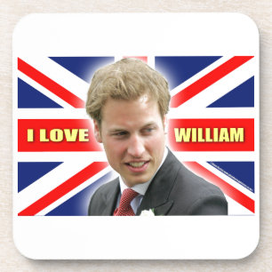 I Love William Coaster